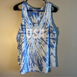 Tie Dye USA tank